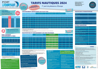 Port Camargue Flyer Tarifs 2024